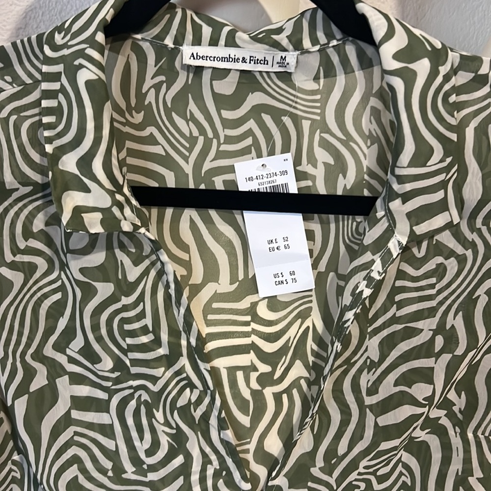 Print collared blouse - Picture 2 of 3